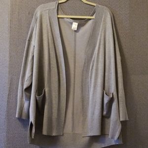 Terra & Sky open front cardigan